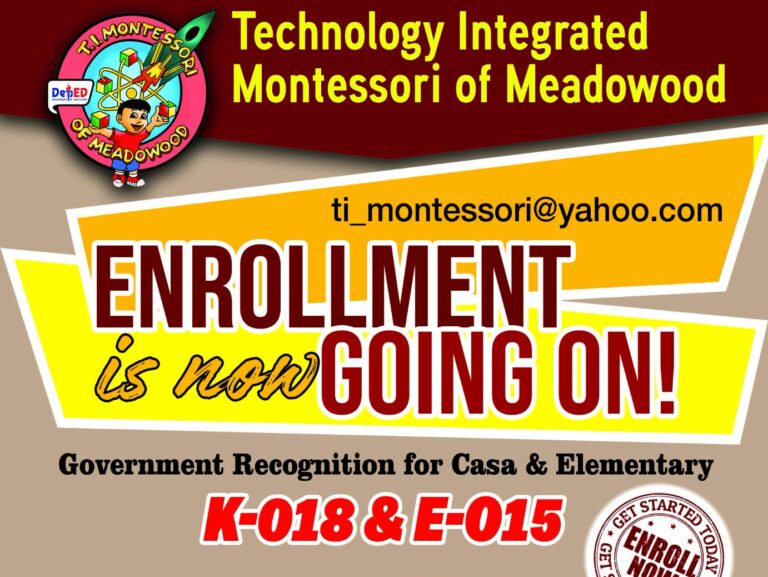 Enrollment is now GOING ON!